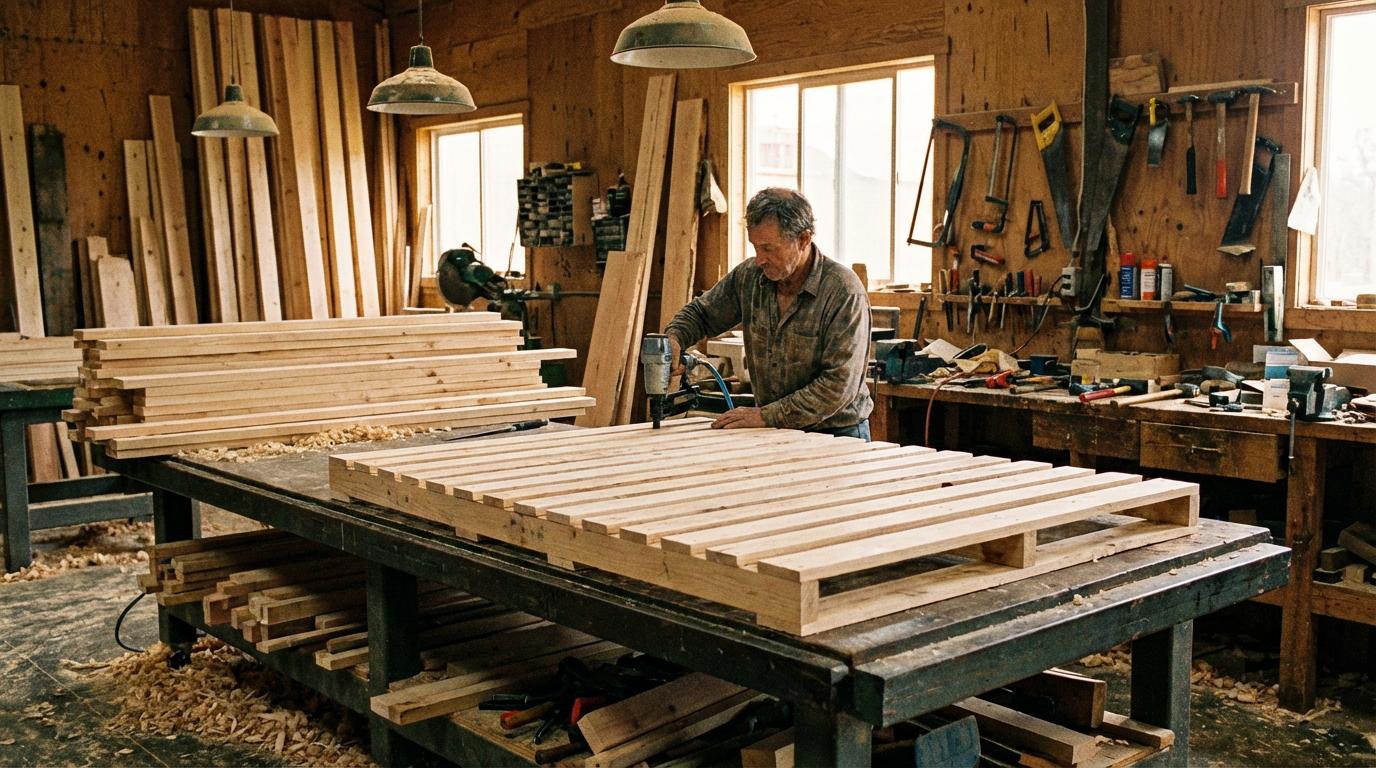 Custom built timber pallets to specification