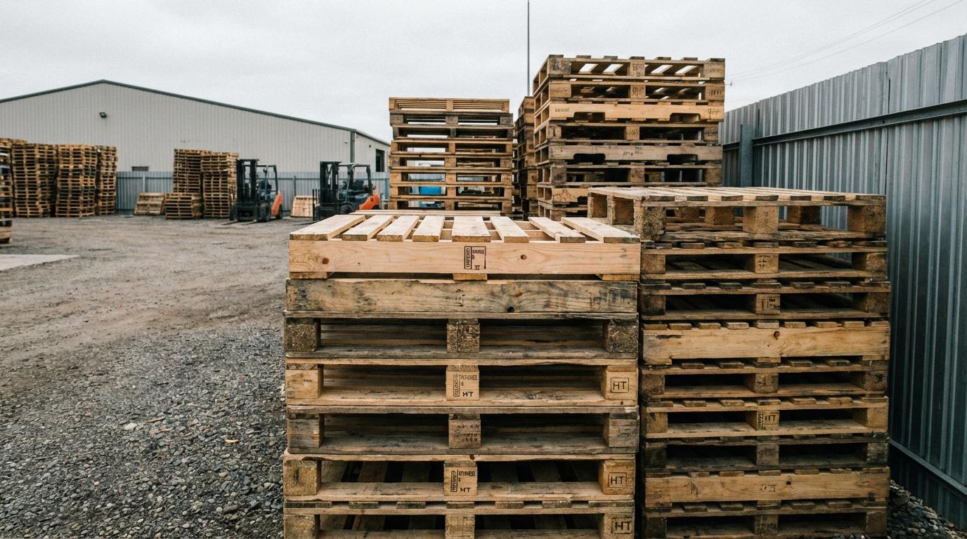 Quality inspected recycled timber pallets